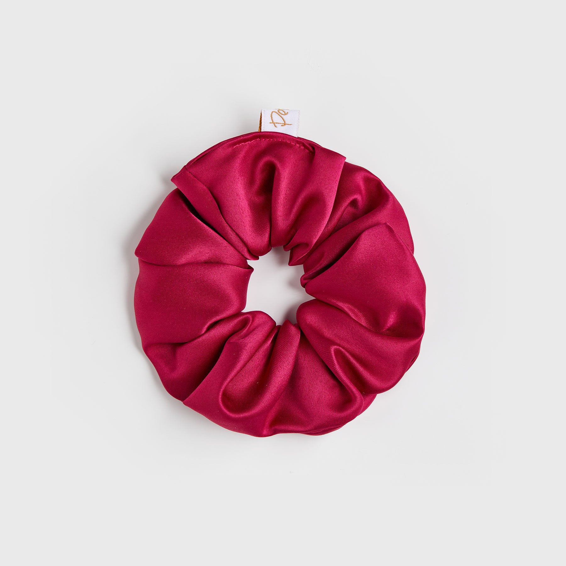 Pepi Lou Scrunchie Small - Σατέν Pink Red