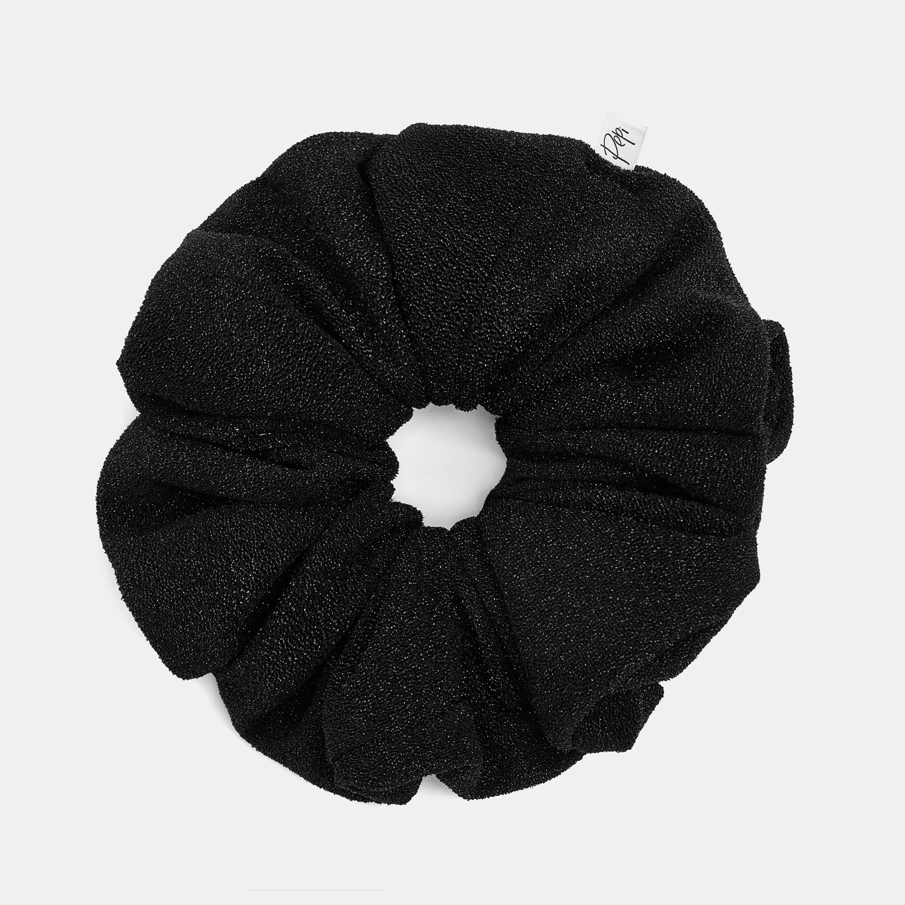 Pepi Lou Scrunchie XL - Lurex Μαύρο