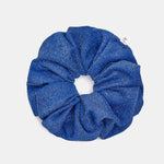 Pepi Lou Scrunchie XL - Lurex Μωβ/Μπλε Ασημί