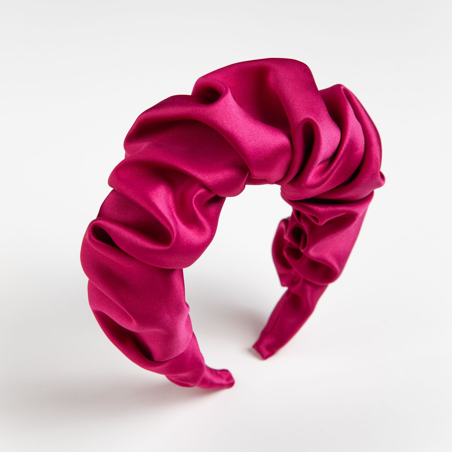 Pepi Lou Στέκα Scrunchie XL - Σατέν Pink Red