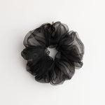 Pepi Lou Scrunchie XL - Οργάντζα Μαύρη