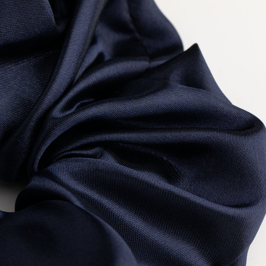 Pepi Lou Scrunchie XL - Σατέν Blue Black